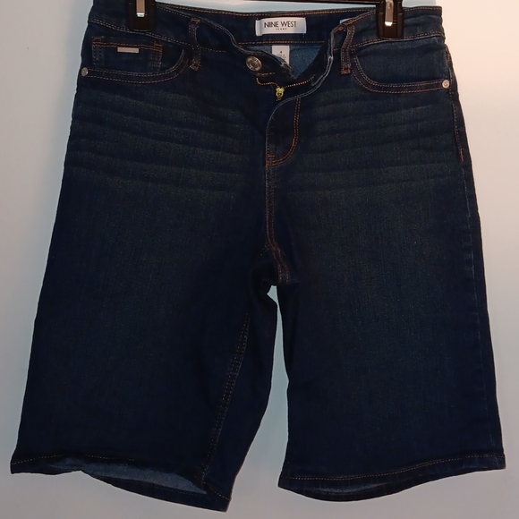 Nine West Bermuda Jeans Shorts - Picture 1 of 2